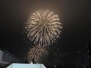 7年ぶりに開催された富岡夏まつり。LIGHT UP NIPPONの協力で1500発の花火が打ち上げられました。