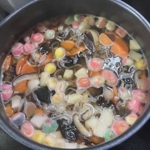 これは大晦日のチャレンジ！初めて会津の郷土料理「こづゆ」を作ってみました。美味しくできた〜♪